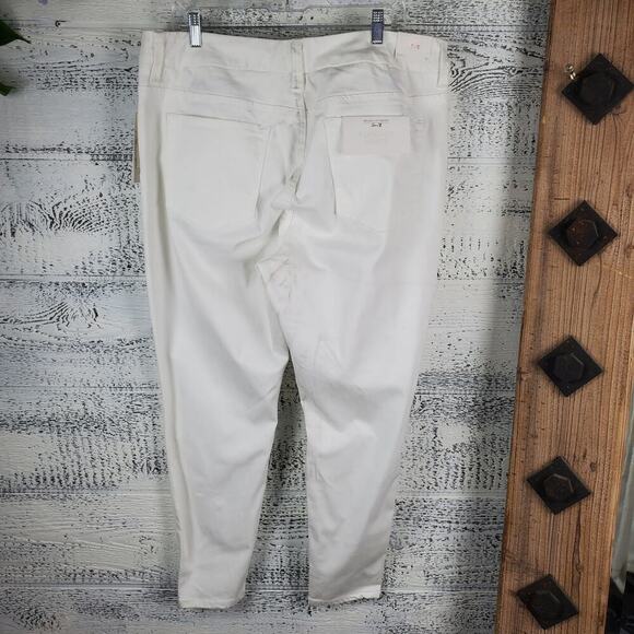 Seven Melissa McCarthy Women Forever White Pencil Denim Jeans Size 18 - Picture 7 of 13